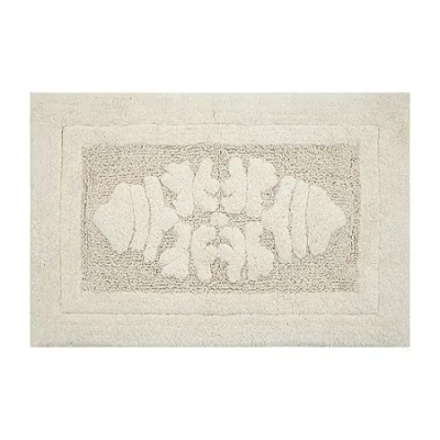 Knightsbridge Cipher Bath Rug In Sand