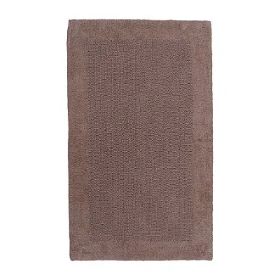 Knightsbridge Bella Napoli Reversible Bath Rug In White