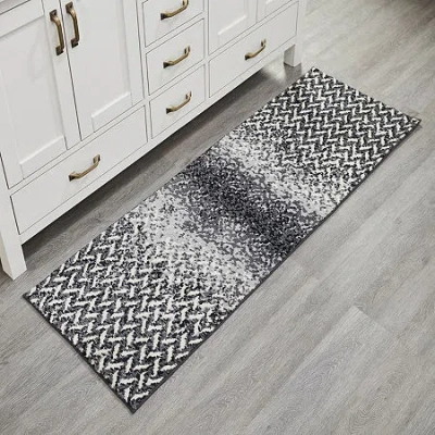 Better Trends Casablanca Bath Rug In Gray