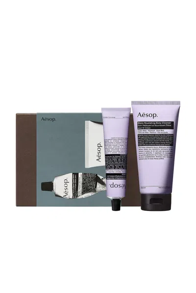 Aesop Shower Room Serenades Hand And Body Duo In Transparent