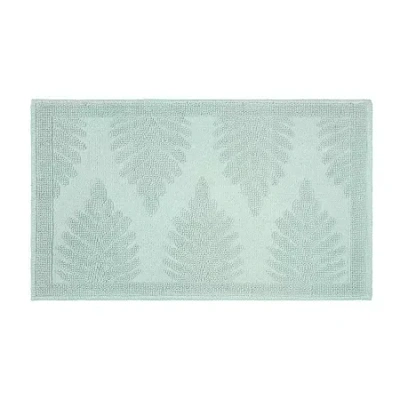 Martex Fern Ogee Bath Rug In Green