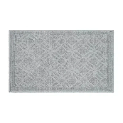 Martex Geo Bath Rug In Gray