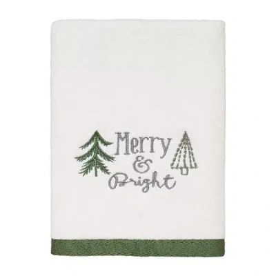 Avanti Christmas Trees Hand Towel In White