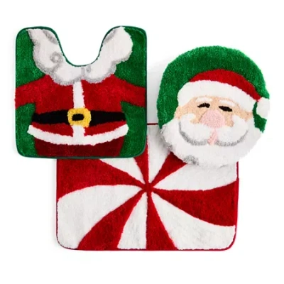 Avanti Santa 3-pc. Bath Rug Set In Multi