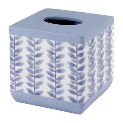 Avanti Monterey Tissue Box Cover In Blue