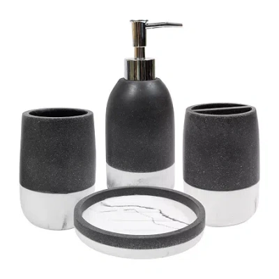 Sweet Home Collection Marble 4-pc. Bath Accessory Set In Multi