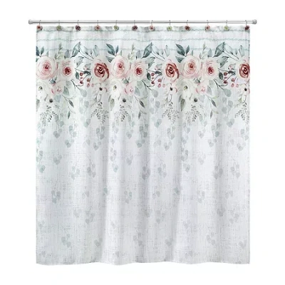 Avanti Spring Garden Shower Curtain In White