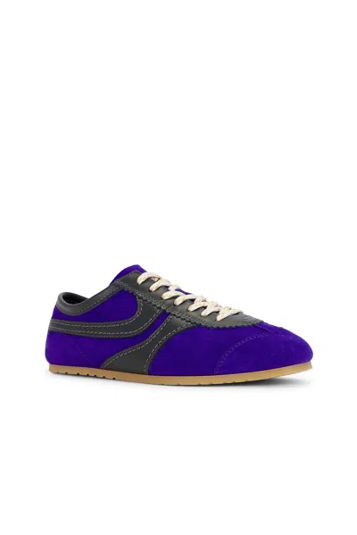 Dries Van Noten Suede Sneaker In Purple