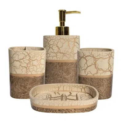 Sweet Home Collection Parker 4-pc. Bath Accessory Set In Multi