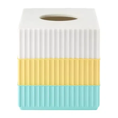 Izod Clubhouse Stripe Tissue Box Cover In Multi