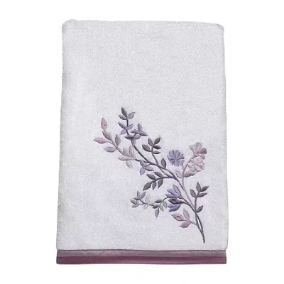 Avanti Premier Whisper Floral Bath Towel Collection In White