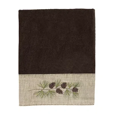 Avanti Pine Branch Bath Towel Collection In Brown