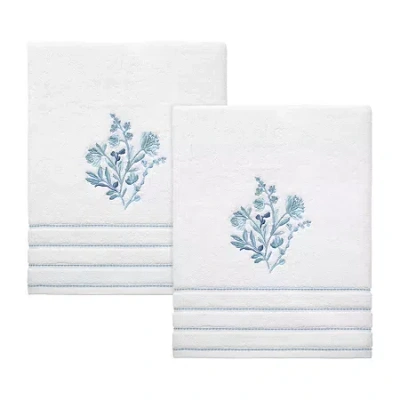 Izod Mystic 2-pc. Floral Bath Towel In White
