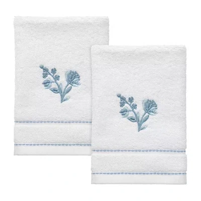 Izod Mystic Floral 2-pc. Fingertip Towel In White