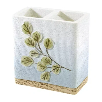 Avanti Ombre Leaves Toothbrush Holder In Green