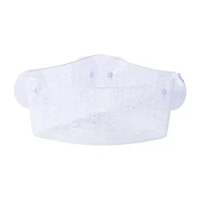 Kenney Suction Cup Corner Basket Shower Caddy In White