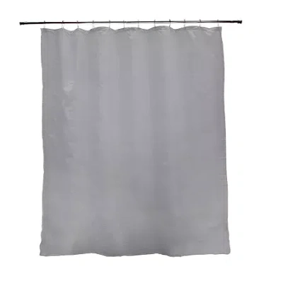 Kenney Medium Weight Peva Shower Curtain Liner In Gray