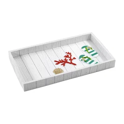 Avanti Beach Mode Vanity Tray In White