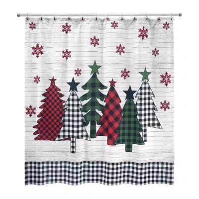 Avanti Tis The Season Shower Curtain In Sand