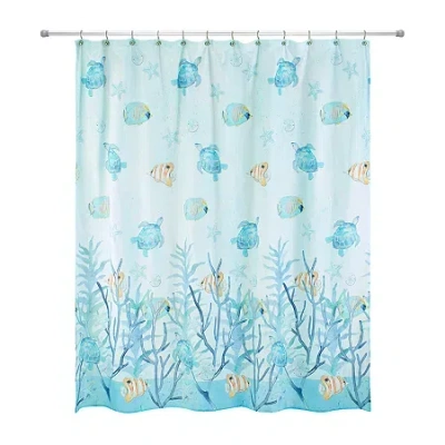 Avanti Ocean Friends Shower Curtain In Blue
