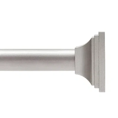 Kenney Adjustable Shower Curtain Rod In Silver
