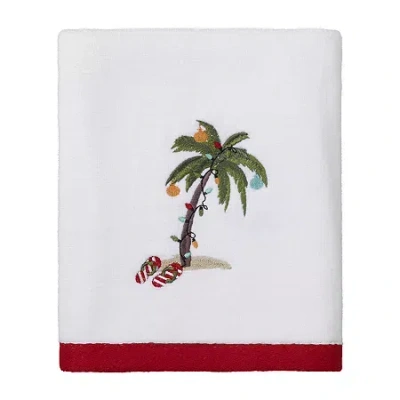 Avanti Flamingo Jingle Hand Towel In White