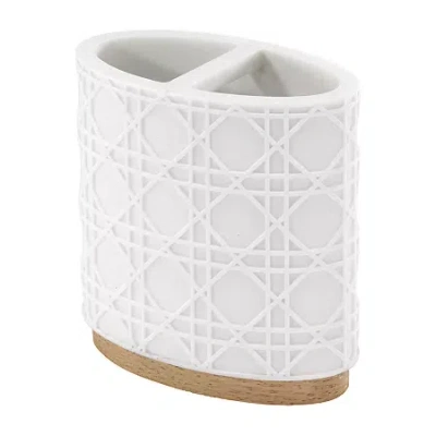 Nicole Miller Lena Toothbrush Holder In White