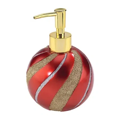 Avanti Red Ornament Soap Dispenser In Red