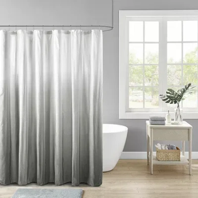 Madison Park Loire Shower Curtain In Gray