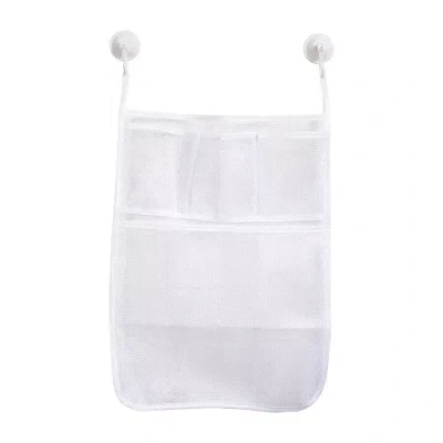 Kenney 4-pocket Mesh Suction Shower Caddy In White