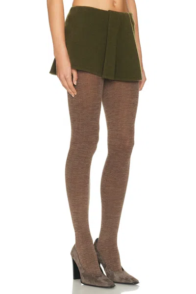 Helsa Josefine Knit Skirt In Animal Print