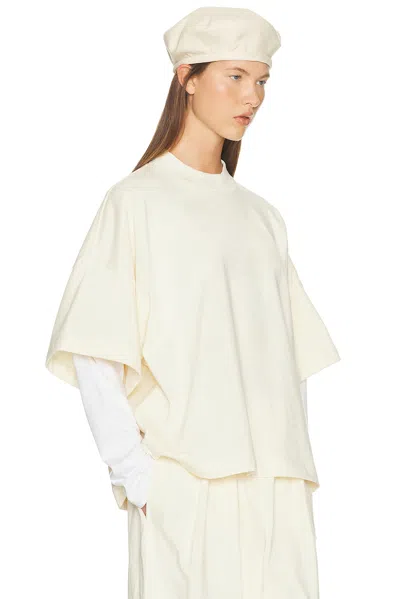 Helsa Double Sleeve Tee In Animal Print