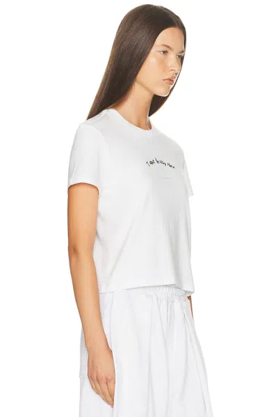 Helsa Cloud Graphic Tee In White