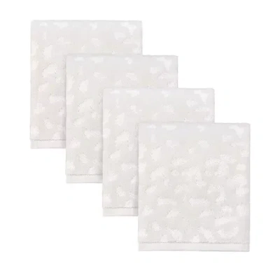 Nicole Miller Celina 4-pc. Washcloth In White