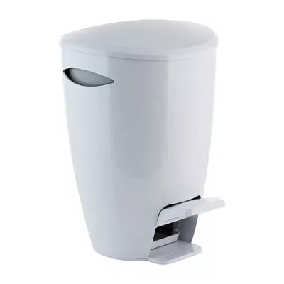 Kennedy International Trash Can In White