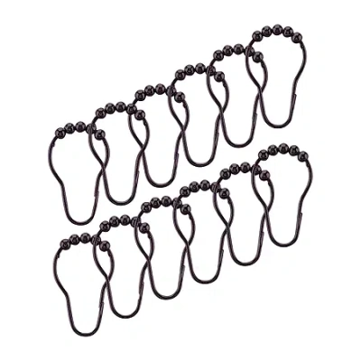Kennedy International Shower Curtain Hooks In Brown