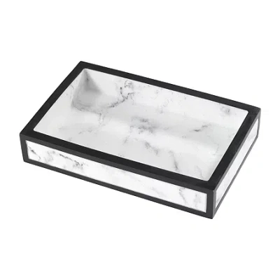Avanti Jasper Soap Dish In White