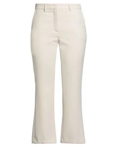 Seventy Venezia Woman Pants Cream Size 12 Polyester, Elastane In White