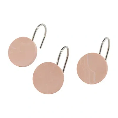 Nicole Miller Kendall Shower Curtain Hooks In Brown