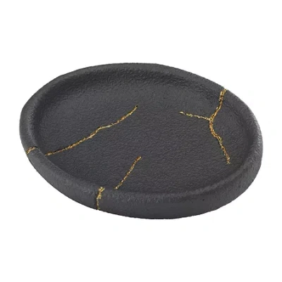 Nicole Miller Sydney Soap Dish In Black