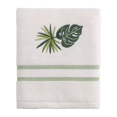 Avanti Viva Palm Hand Towel In White