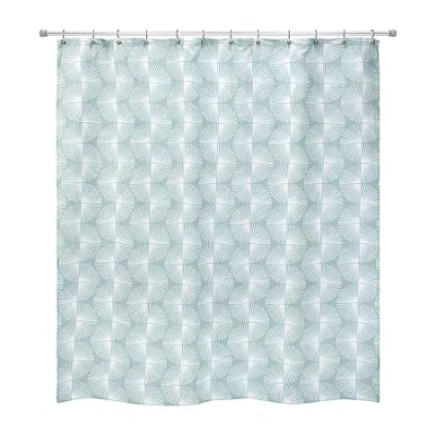 Nicole Miller Kendall Shower Curtain In Blue