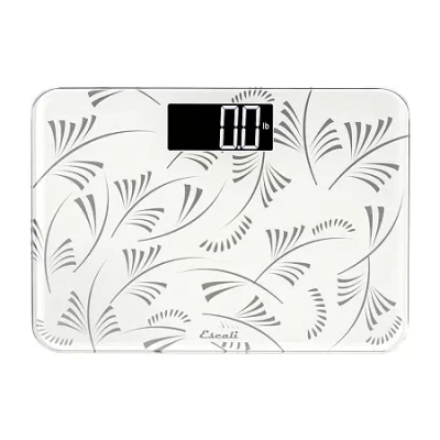 Escali Bathroom Compact Body Scale In White