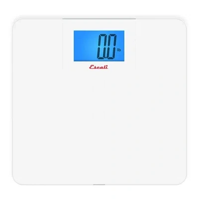 Escali High Capacity Anti-slip Modern Bathroom Scale In White