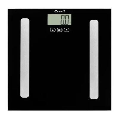 Escali Digital Display Bathroom Scale In Black