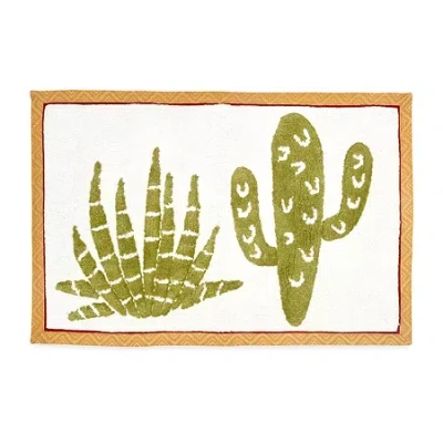Chf Cactus Bath Rug In Green
