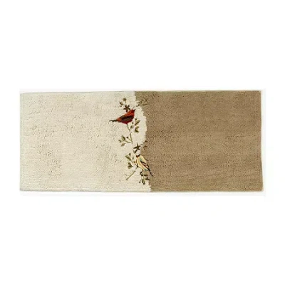 Avanti Gilded Birds Bath Runner In Sand