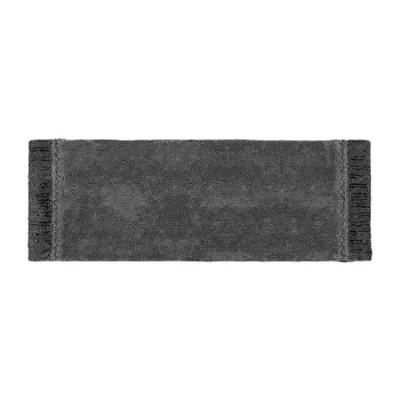 Avanti Braided Medalion Bath Rug In Gray