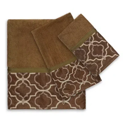 Popular Bath Spindle 3-pc. Bath Towel Set In Yellow