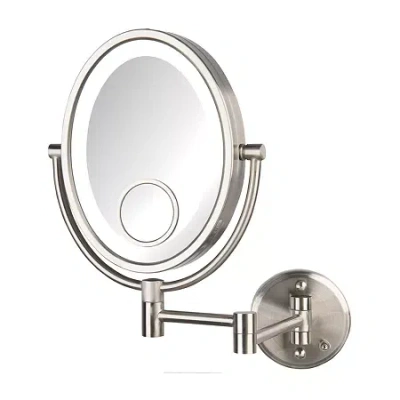 Jerdon 10x Wall Mount Mirror In Gray